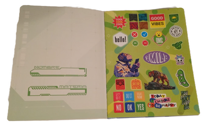 1353-42 🌞 Cuaderno Cosido Summer – Norma Sticker Niño 20113
