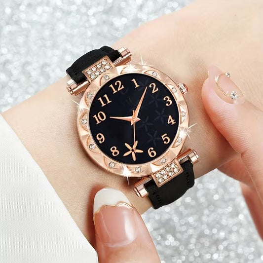 ⌚ Reloj de Cuarzo con Esfera Creativa de Estrella de Mar para Mujer