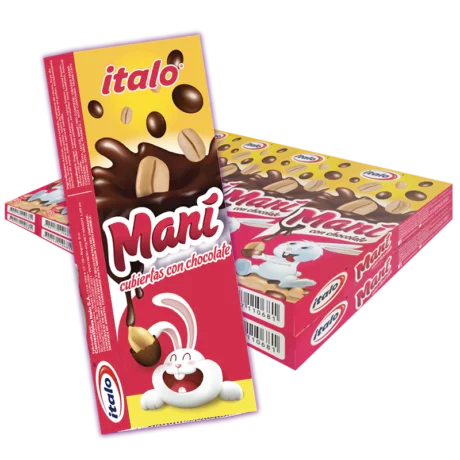 101204 🥜🍫 Maní Cubierto con Chocolate Italo