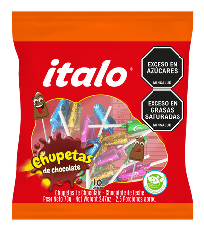 101203 🍫 Chupeta de Chocolate Italo