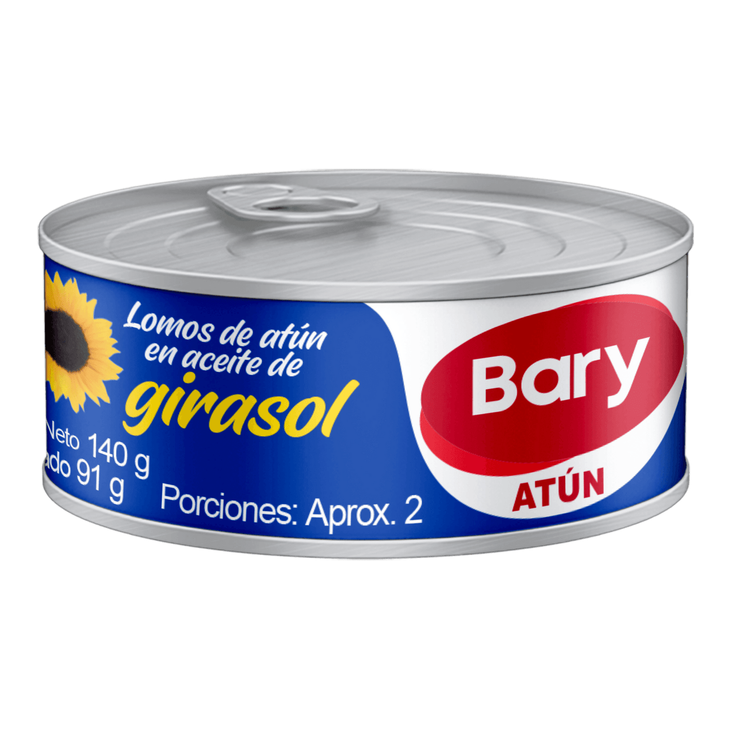101312 🐟 Lomitos de Atún en Aceite de Girasol Bary 160 g 140g