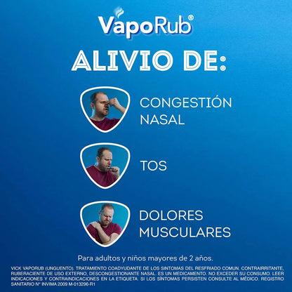 Vick VapoRub x 50g - N27767  y 100g - N31198