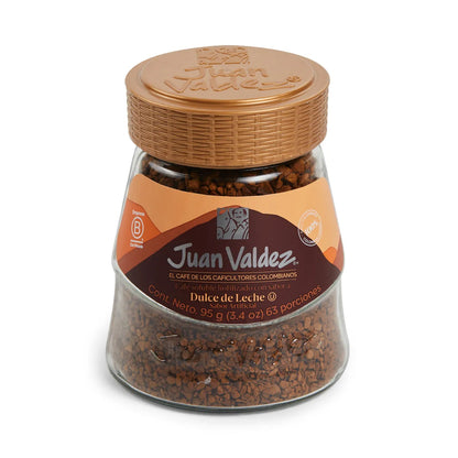 1093-12 ☕🍮 Café Juan Valdez Liofilizado Dulce de Leche 95 g