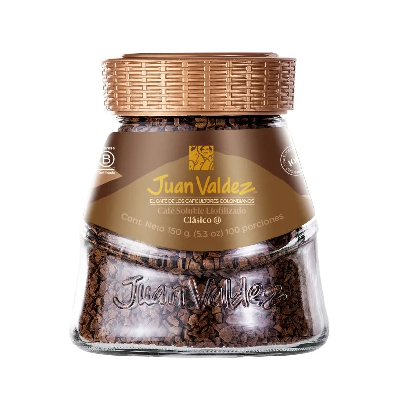 1093-13 ☕Café Juan Valdez Liofilizado Clásico 150 g