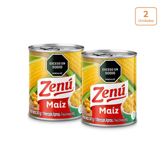 Maíz dulce Zenú x 241g c/u - N16657