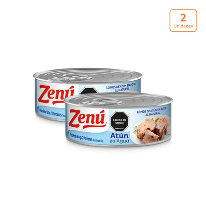 Lomo de atún Zenú en agua x 160g c/u - N17132