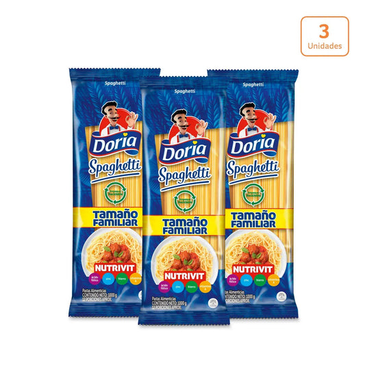 Spaghetti Doria clásica x 1.000g c/u - N17238