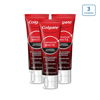 1229 Crema Dental Colgate Luminous White Carbón x 75ml - CÓD N28484