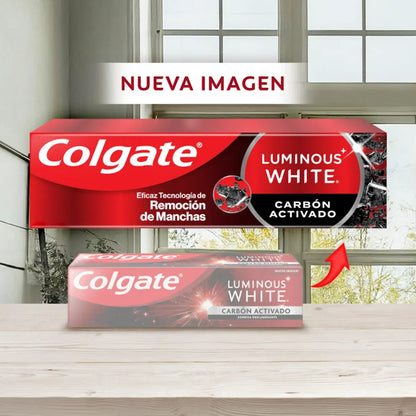 1229 Crema Dental Colgate Luminous White Carbón x 75ml - CÓD N28484