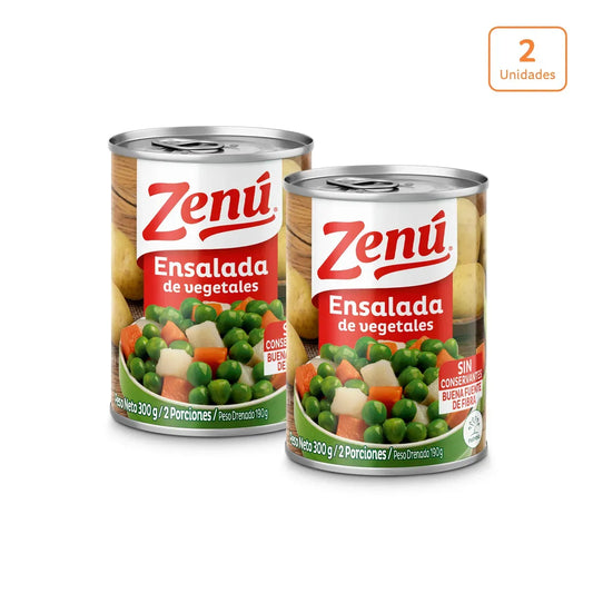 Ensalada de Vegetales Zenú x 300g c/u - N 18176