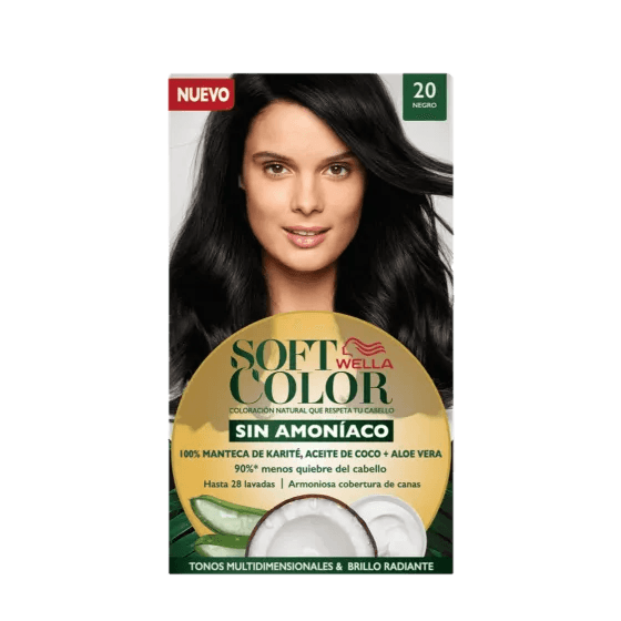 1591 Soft Color Semi-Permanente Negro 20 – Coloración Vegana