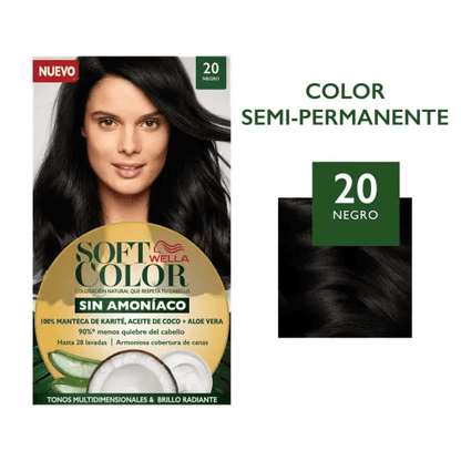 1591 Soft Color Semi-Permanente Negro 20 – Coloración Vegana