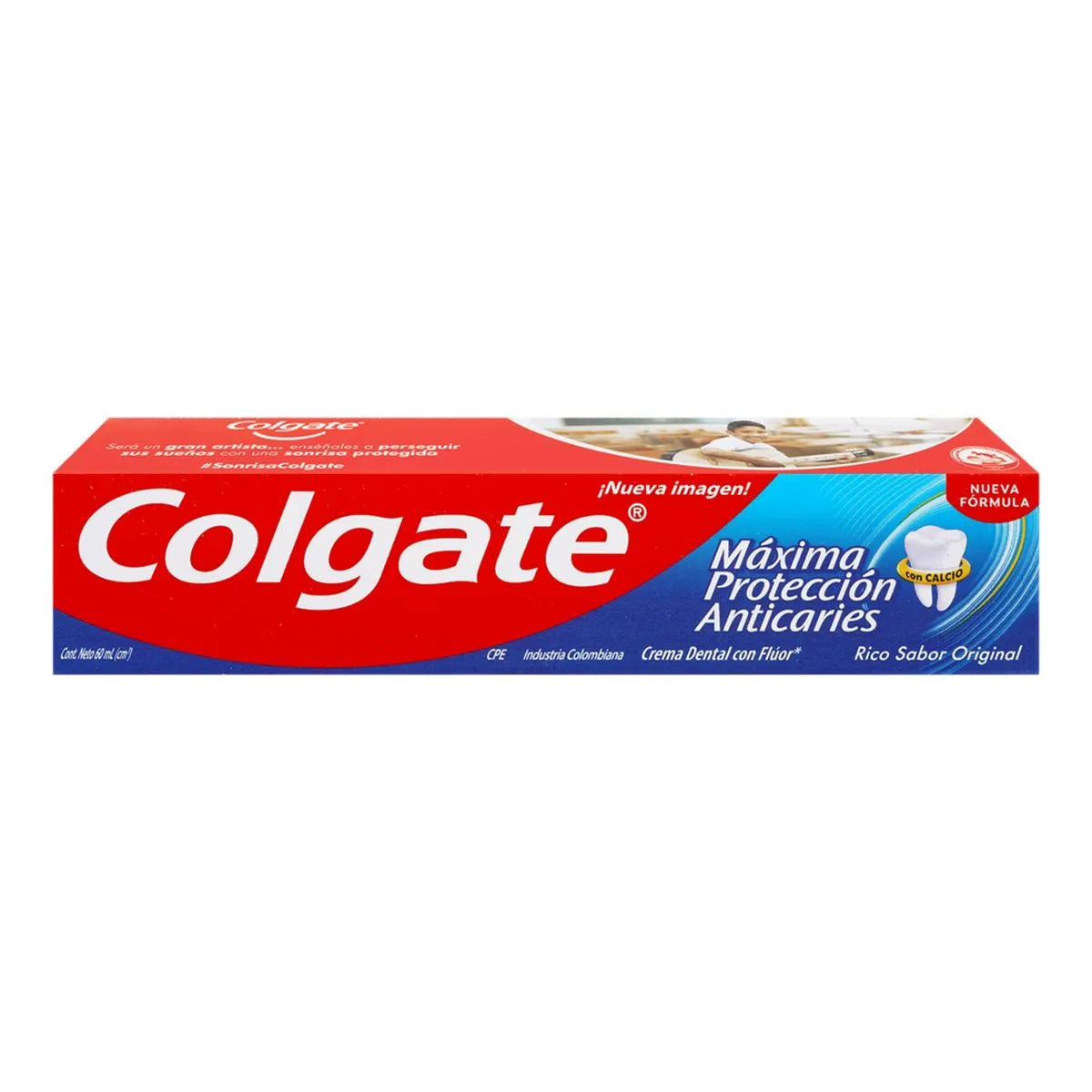 12210 🦷🌿 CREMA DENTAL COLGATE MENTA MÁXIMA PROTECCIÓN ANTICARIES