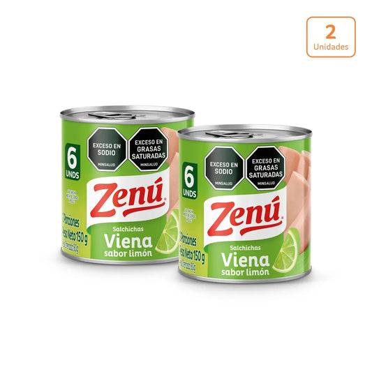 Salchicha Viena con sabor a limón x 150g c/u - N 18834