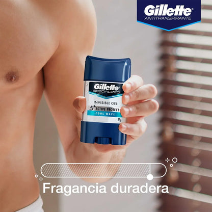 1522 🌊 Desodorante Gillette Clear Gel Cool Wave