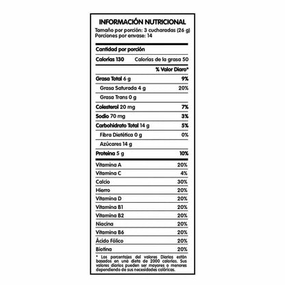 10171-1 🥛 Leche en Polvo Azucarada Proleche con Hierro, Zinc y Vitaminas