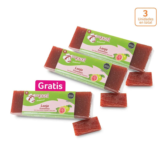 Lonja dulce de guayaba Don José x 300g c/u (Paga 2 lleva 3) Oferta - N19464