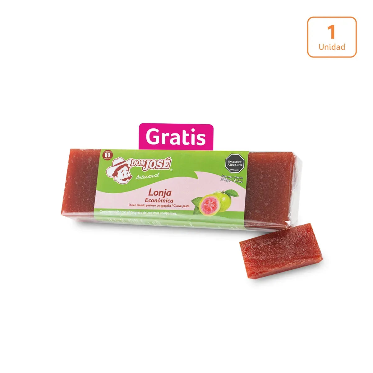 Lonja dulce de guayaba Don José x 300g c/u (Paga 2 lleva 3) Oferta - N19464