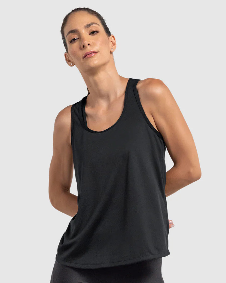 Camiseta deportiva de secado rápido y silueta semiajustada para mujer - 195336