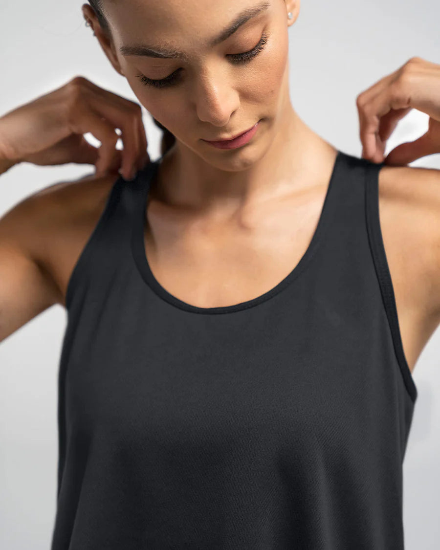 Camiseta deportiva de secado rápido y silueta semiajustada para mujer - 195336