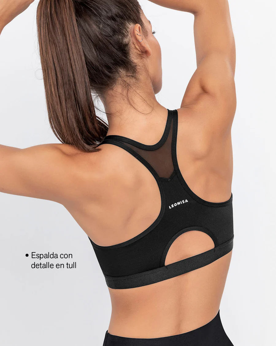 Top deportivo con espalda atlética en material de secado rápido - 195356