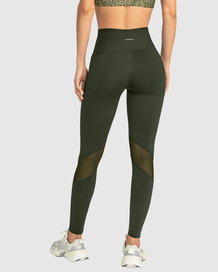 Legging de control con mallas transpirables en piernas - 195509