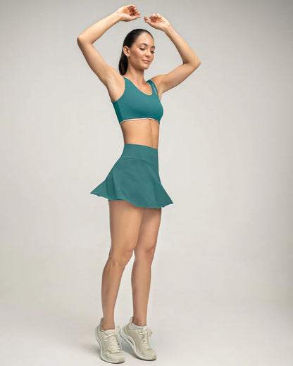 Falda deportiva con short interno con bolsillo - 195592