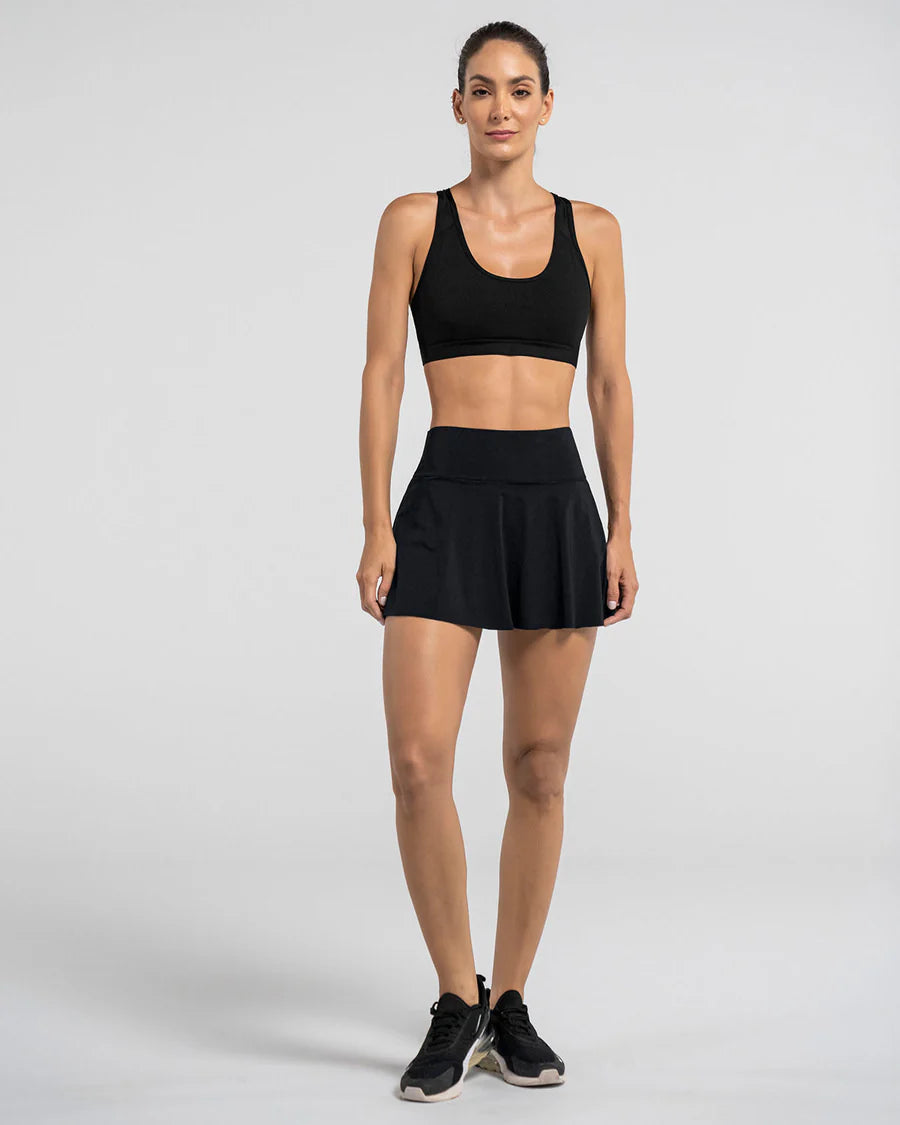 Falda deportiva con short interno con bolsillo - 195592