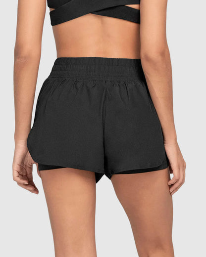Short deportivo con short ajustado interno - 195603