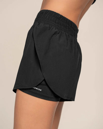 Short deportivo con short ajustado interno - 195603