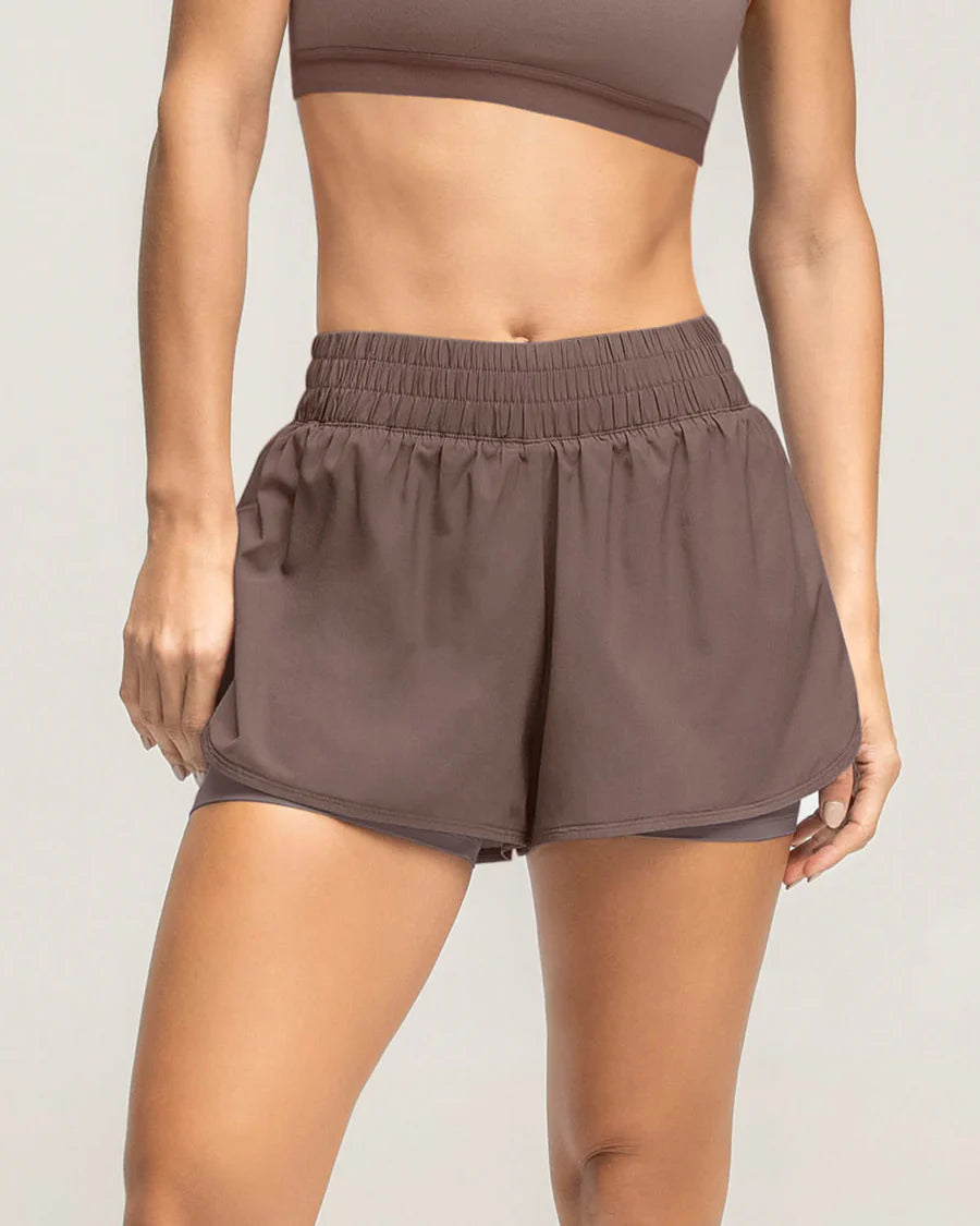 Short deportivo con short ajustado interno - 195603