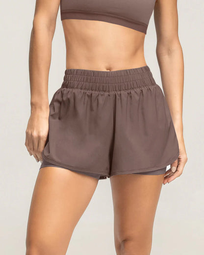 Short deportivo con short ajustado interno - 195603
