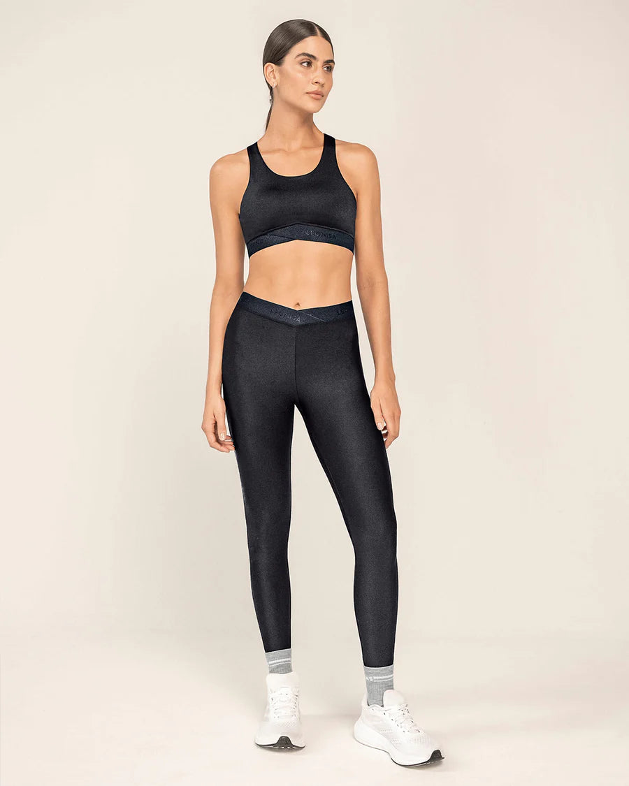 Legging deportivo con pretina en forma de V - 195612