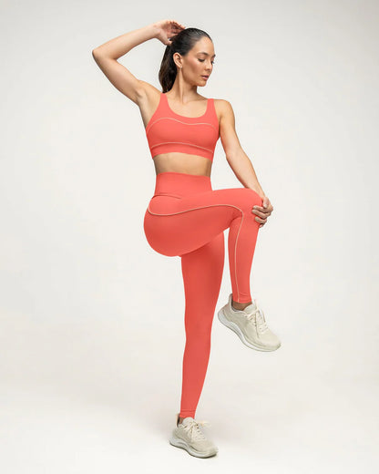 Legging deportivo de control con doble capa de tela en pretina - 195614