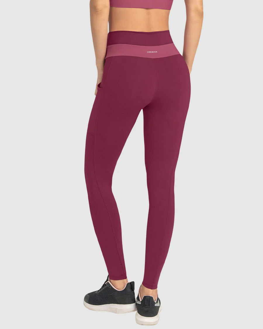 Legging tiro alto control en abdomen y muslos con bolsillo lateral - 195616
