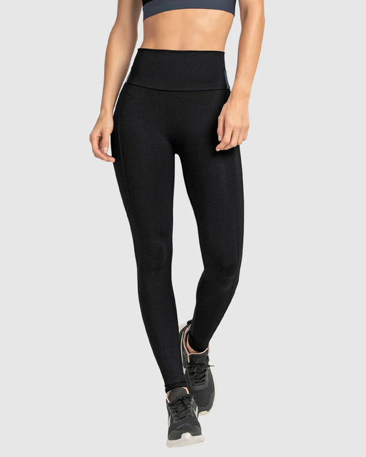 Legging tiro alto control en abdomen y muslos con bolsillo lateral - 195616