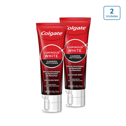 1229 Crema Dental Colgate Luminous White Carbón x 75ml - CÓD N28484