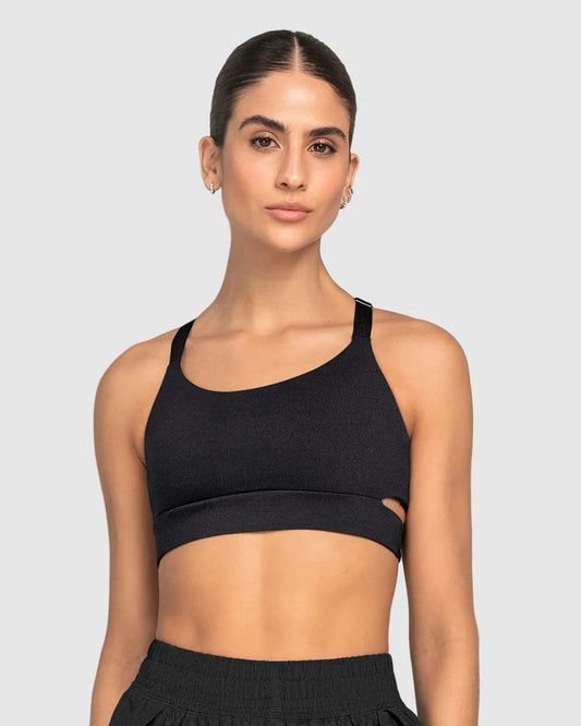 Top deportivo con cargaderas cruzadas - 19AA12