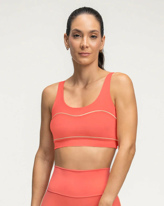 Top deportivo con cargaderas dobles en espalda - 19AA20