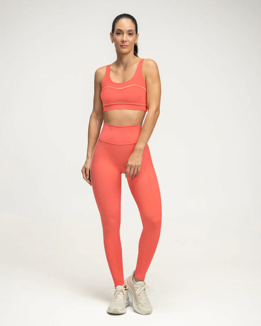 Top deportivo con cargaderas dobles en espalda - 19AA20