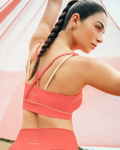 Top deportivo con cargaderas dobles en espalda - 19AA20