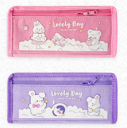 13101-8 ✨ Cartuchera Grafitos Doble Niña Kawaii – Orden con ternura todos los días ✨