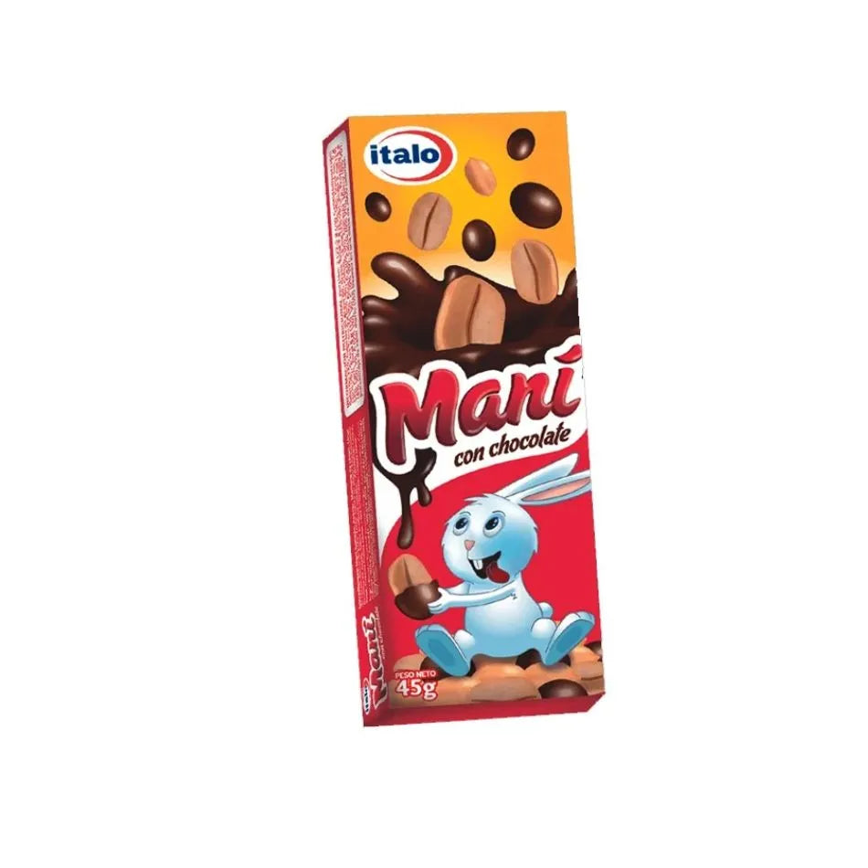 101204 🥜🍫 Maní Cubierto con Chocolate Italo