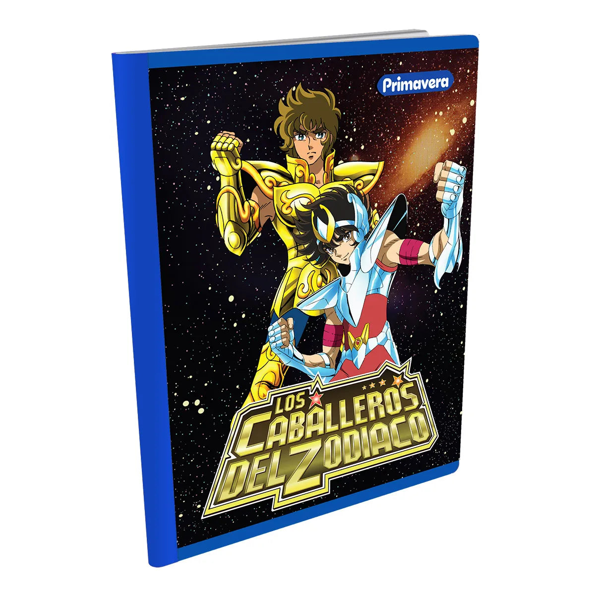 1355-37 📘 CUADERNO COSIDO PRIMAVERA ♌ CABALLEROS DEL ZODIACO – SEIYA & AIORIA DE LEO🌟🐉