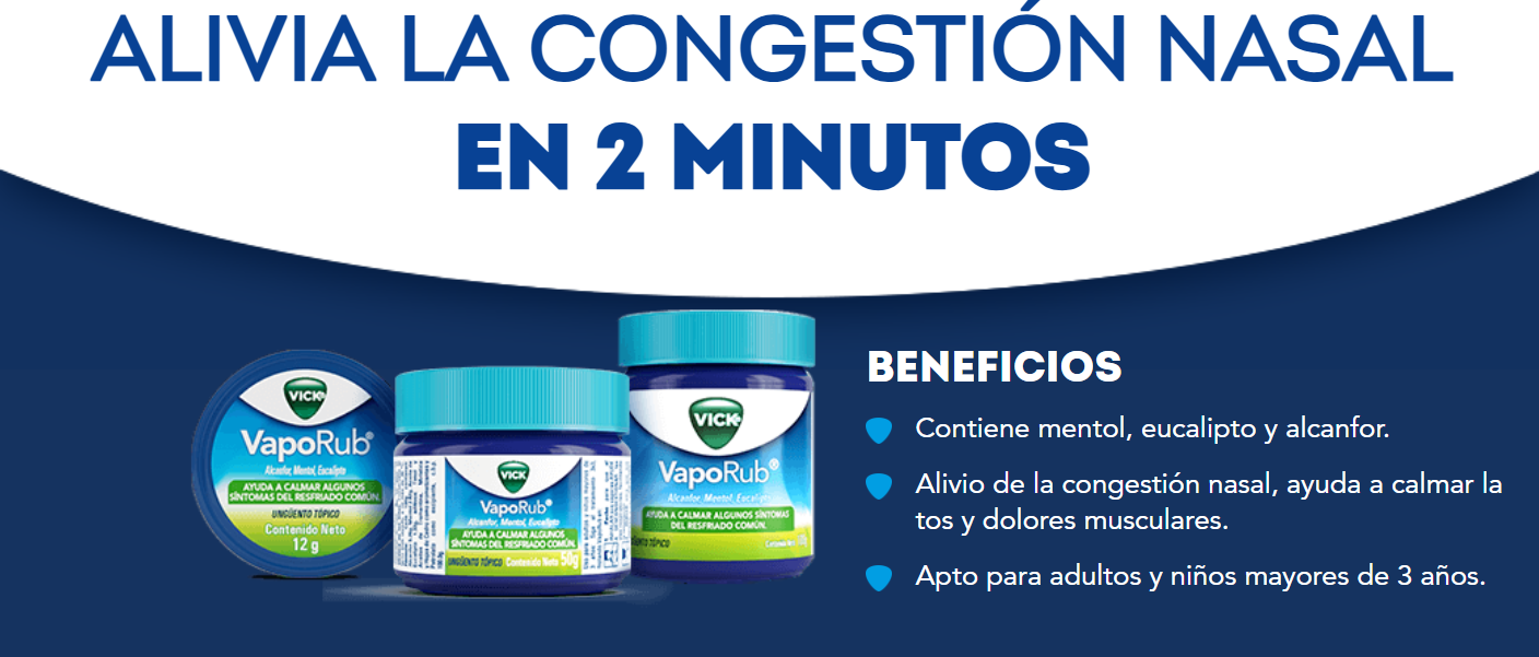 Vick VapoRub x 50g - N27767  y 100g - N31198