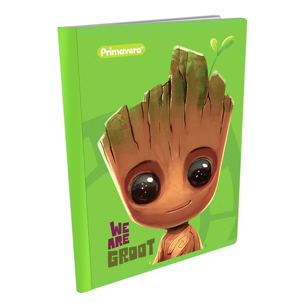 1353-31 📘 CUADERNO COSIDO PRIMAVERA GROOT – YO SOY GROOT 🌱💚
