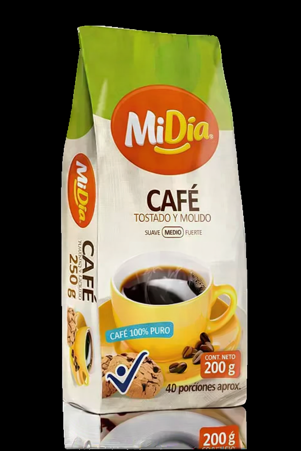 10918 ☕🌞 Café Molido MiDía – 100% Colombiano
