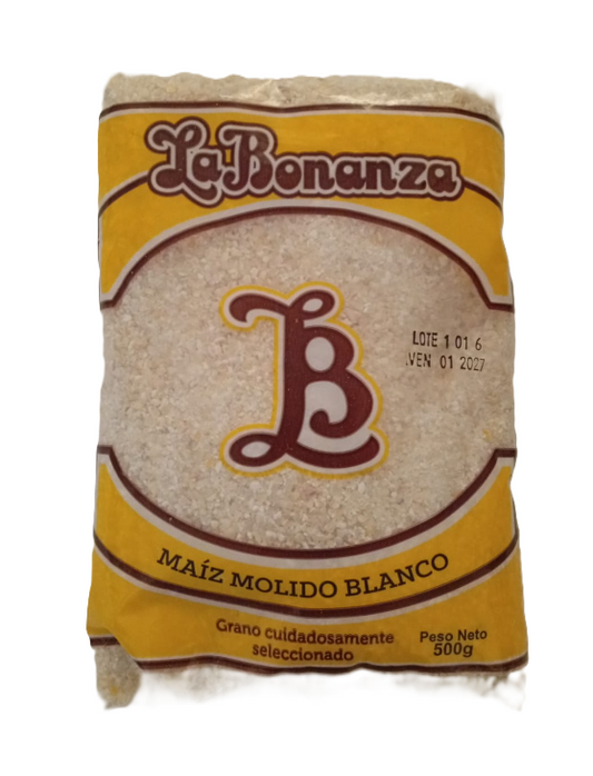 10159-1 🌽 Maíz Molido Blanco Bonanza 500g