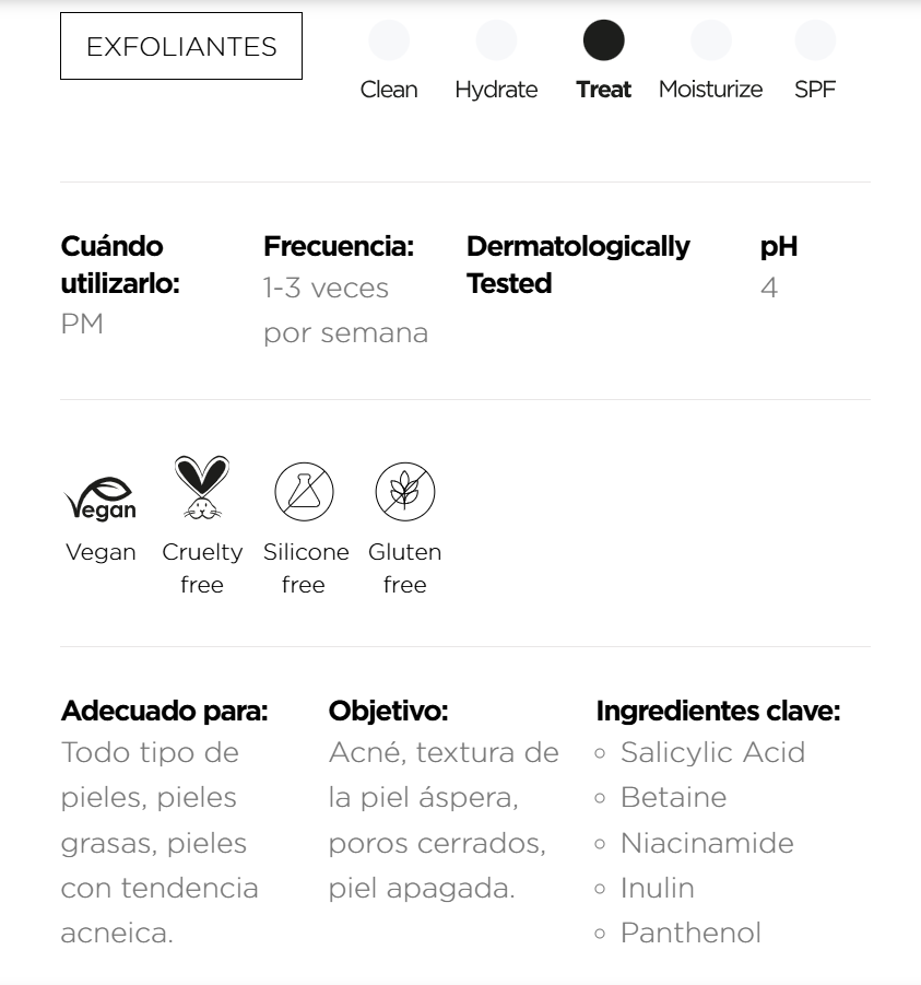2351 ✨🧴 SOLO Tónico Exfoliante Ácido Salicílico 2% REVOX B77 (250 ml) - PB0103698
