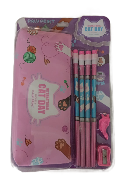 13101-9 🦫✏️ Cartuchera Set Escolar Capibara con Lápices – Todo listo para aprender con alegría